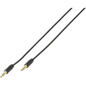 Vivanco 38767 ljudkabel 1 m 3,5 mm svart