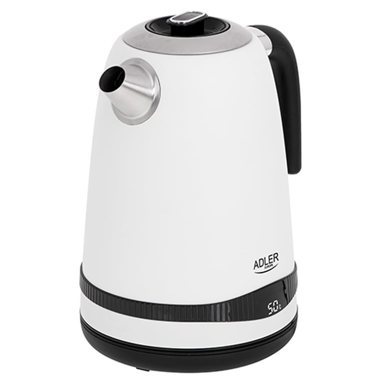 Adler AD 1295w czajnik elektryczny 1,7 l 2200 W Czarny, Biały