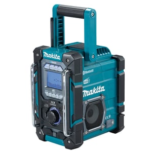 Makita DMR301 tragbares Digitalradio, schwarz, marineblau