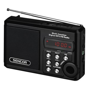 Sencor SRD 215 B Analogradio, schwarz