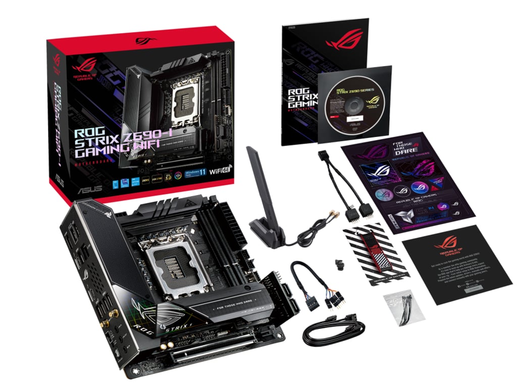 ROG STRIX Z690-I GAMING WIFI ITX マザーボード ROG STRIX Z690-I GAMING WIFI | Płyty główne | ROG PL