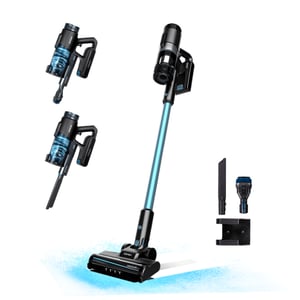 Cecotec 08422 okurzacz na kiju/szczotka elektryczna Odkurzacz stojący 2 w 1 Bateria Suchy Bez worka 215 W Czarny 2,2 Ah