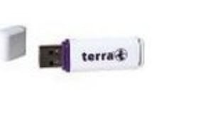 TERRA USThree USB-Stick 64 GB, USB Typ A 3.2 Gen 1 (3.1 Gen 1), Weiß