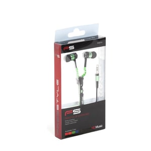 Freestyle FH2111G hörlurar/headset, trådbundna, in-ear, musik, gröna