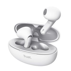 Trust Yavi Zestaw słuchawkowy True Wireless Stereo (TWS) Douszny Połączenia/muzyka USB Type-C Bluetooth Biały