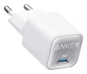 Anker 511 Nano 3 Uniwersalne Biały Prąd przemienny Szybkie ładowanie Wewnętrzna