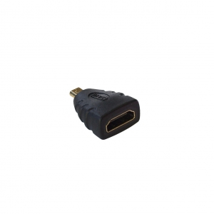 ART KABADA HDMI/HDMI AL-OEM-53 Adapter for micro-HDMI Cables, Black