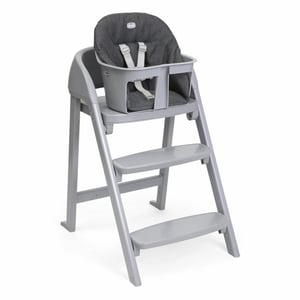 Chicco 00087048690000 Children's High Chair Traditional High Chair Upholstered Seat Gray