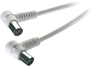 Vivanco VVANCABMF15090W Koaxialkabel 1,5 m Weiß