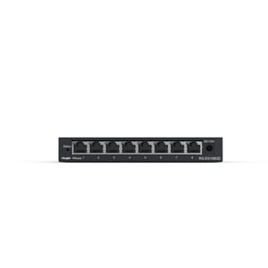 Ruijie Networks RG-ES108GD przełącznik sieciowy Nie zarządzany Gigabit Ethernet (10/100/1000) Czarny