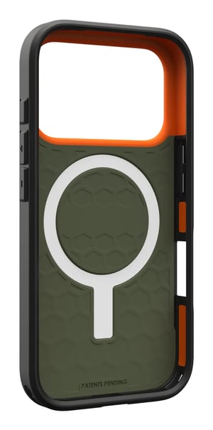 Urban Armor Gear 114545117297 pokrowiec na telefon komórkowy 16 cm (6.3") Oliwkowy, Pomarańczowy