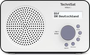 TechniSat 0000/3906 radio Przenośny Cyfrowy Czarny, Biały