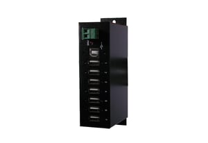 EXSYS USB 2.0 HUB 7-Port 480 Mbit/s Czarny