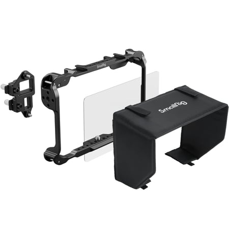 SmallRig 5030 akcesorium do kamery monitora Klatka monitora kamery Czarny Aluminium, Szkło, Silikon, Nylon, Stal nierdzewna Atomos Shinobi II