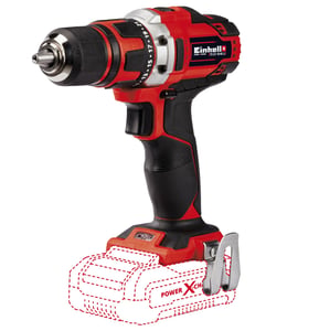 Einhell TE-CD 18/40 Li-Solo 1500 RPM Central Lock 1.1 kg Black, Red