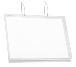 Durable 502819 Clipboard with Document Holder, Clear Plastic