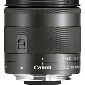 Canon EF-M 11-22mm f/4-5.6 IS STM Mirrorless Ultra-Wide-Angle Lens, Black