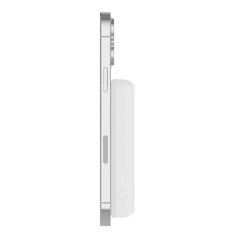 фото Зовнішній акумулятор (павербанк) Belkin Magnetic Wireless 5000mAh White (BPD004BTWT)