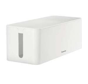 Hama 00221011 Universal Cable Organizer Cable Box, White