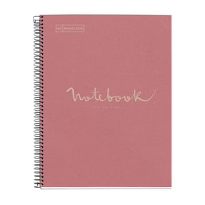 MAUL A609322 A4 Notebook, 80 sheets. Pink