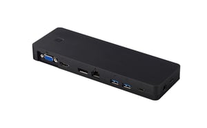 Fujitsu S26391-F1667-L100 Dockingstation, kabelgebunden, USB 3.2 Gen 1 (3.1 Gen 1), Typ C, schwarz
