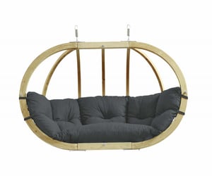 AMAZONAS AZ-2030840 Hängesessel Schwarz Hängesessel im Egg-Chair-Stil