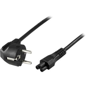 Deltaco DEL-109HA Power Cord, Black, 10 m, CEE7/7, IEC C5