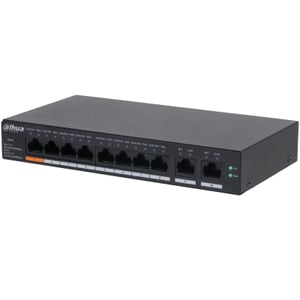 Dahua Technology CS4010-8GT-60 Hanterad L2 Gigabit Ethernet (10/100/1000) Stöd för PoE Bord-/väggmontering Svart