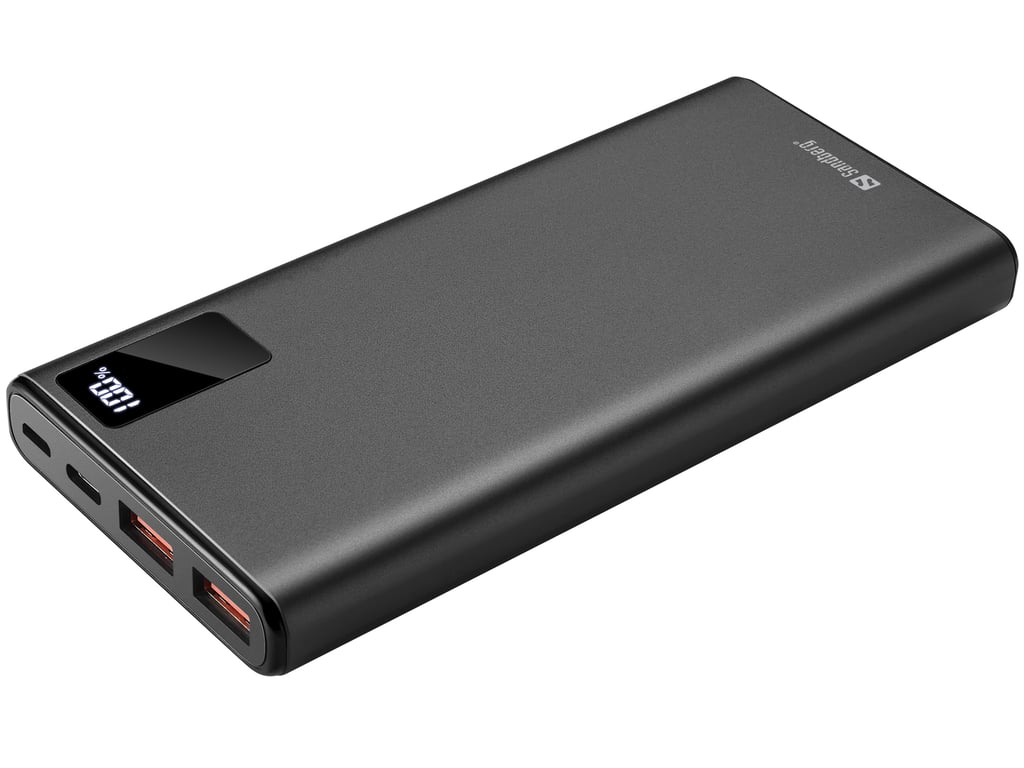 фото Зовнішній акумулятор (павербанк) Sandberg 10000mAh 20W Black(420-58)