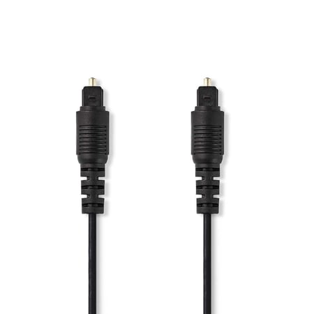 Nedis CAGP25000BK10 kabel audio 1 m Toslink Czarny