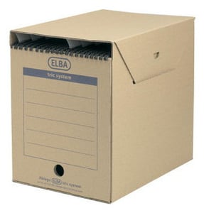 Elba 100421090 Dokumentenaufbewahrungsbox Stahl Hellbraun