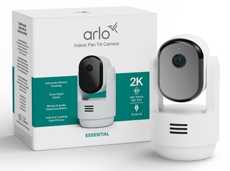 Arlo Essential VMC3073 Rotating Indoor IP Security Camera 2304 x 1296 px Ceiling/wall/desk