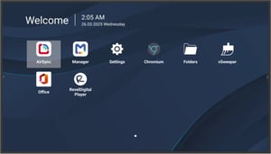 Viewsonic CDE5531-1C digital skyltningsskärm Platt skärm Digital skyltning 139,7 cm (55") LCD Wi-Fi 500 cd/m² 4K Ultra HD Svart Inbyggd processor Android 14 24/7
