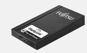 Fujitsu S26391-F6099-L500 externe USB-Grafikkarte 3840 x 2160 px Schwarz