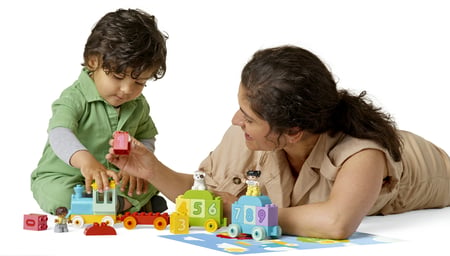 LEGO DUPLO Pociąg z cyferkami — nauka liczenia