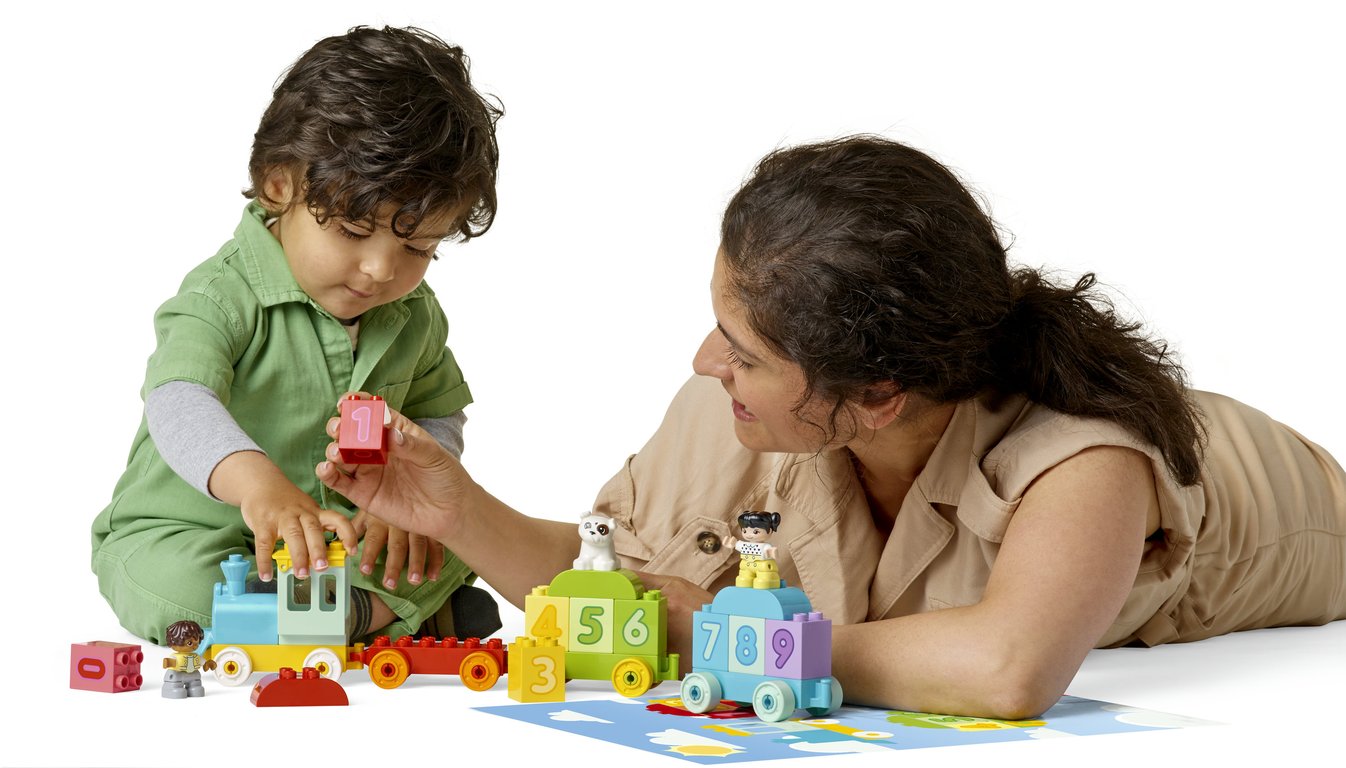 LEGO DUPLO Pociąg z cyferkami — nauka liczenia