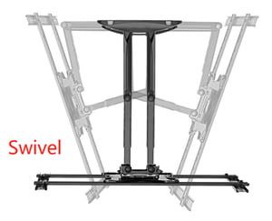 Gembird WM-80STR-01 TV-Halterung 2,03 m (80") Stahl