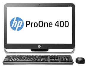 HP ProOne 400 G1 Intel® Core™ i5 i5-4590T 58,4 cm (23") 1920 x 1080 px Allt-i-ett-dator 4 GB DDR3-SDRAM 1 TB HDD Windows 7 Professional Svart, Silver