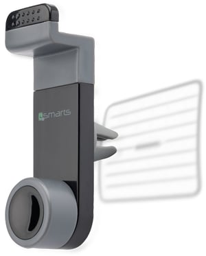 4smarts Snapclip Uchwyt pasywny Telefon komórkowy/Smartfon, Nawigacja Czarny