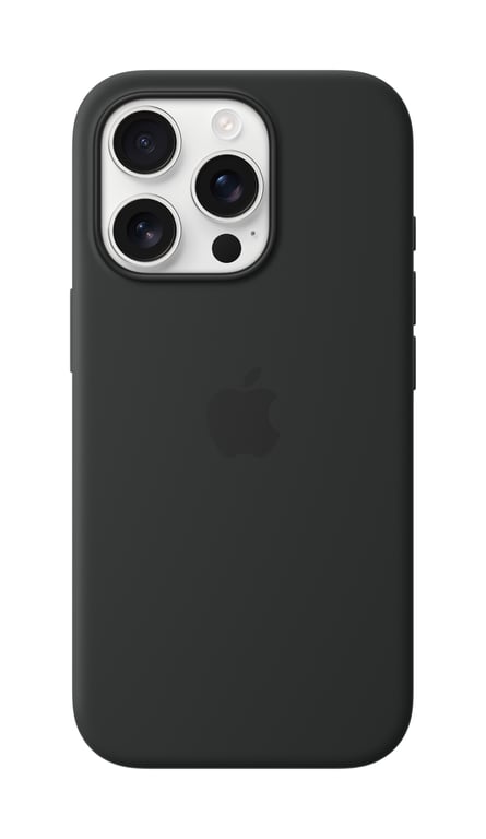 Apple Silikonowe etui z MagSafe do iPhone’a 16 Pro – czarne