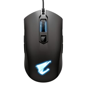 GIGABYTE AORUS M4 Gaming-Maus, beidhändig, USB Typ A, optisch, 6400 DPI