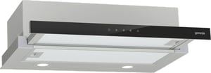 Gorenje TH64E3SGB okap kuchenny Pół wbudowany (wyciągany) Stal nierdzewna 350 m³/h