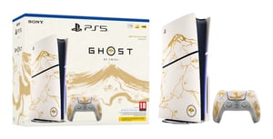 Sony PlayStation 5 – Ghost of Yotei Gold Limited Edition 1 TB Wi-Fi Svart, Vit