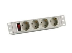 EFB Elektronik EK631DE.11GR rozgałęziacz 2 m 4 x gniazdo sieciowe Wewnętrzna Szary
