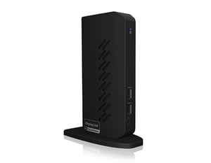 ICY BOX IB-DK2252AC Kabelansluten USB 3.2 Gen 1 (3.1 Gen 1) Type-C Svart