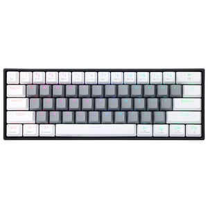 Delux KM33 klawiatura Gaming USB + Bluetooth QWERTY Angielski Czarny, Szary, Biały