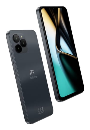 myPhone N23 lite 16,5 cm (6.51") Dual SIM Android 13 Go edition 4G USB Type-C 3 GB 32 GB 4000 mAh Czarny