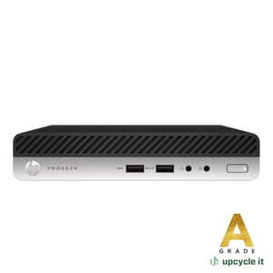 upcycle it HP ProDesk 400 G4 GM (Refurbished) A Intel® Core™ i5 i5-8400T 16 GB DDR4-SDRAM 256 GB SSD Windows 11 Pro Mini PC Black, Silver