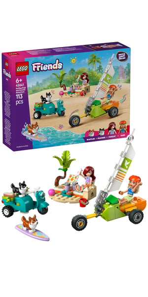 LEGO Friends Przygoda z surfującymi psami i skuterem