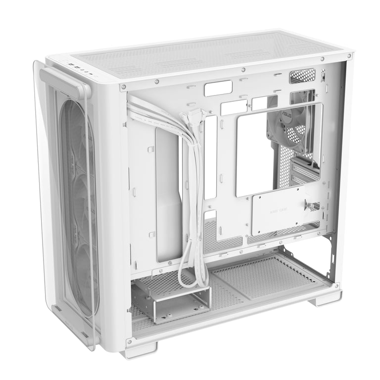 ASUS A23 PLUS TG ARGB WHITE Micro Tower Biały